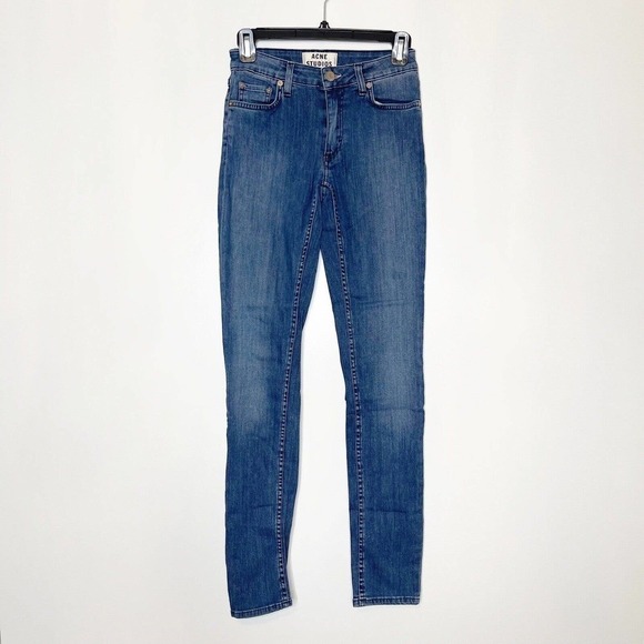 Acne Studios Flex S. Atlantis Skinny Jeans Women's Size 25 - Picture 1 of 8